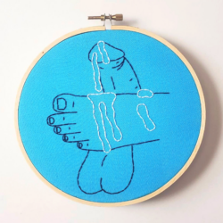 Foot Job Embroidery Hoop