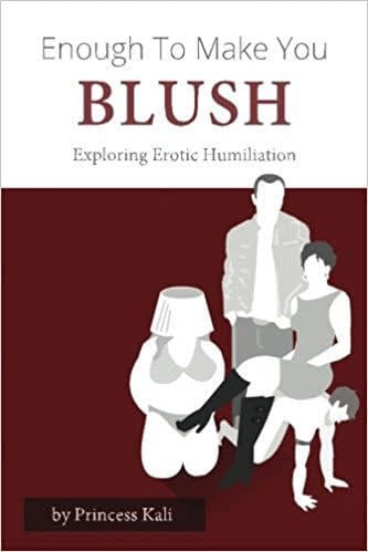 The 'Enough to make you Blush' book cover. 